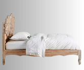 Indian Hand Carved Mango Wood Bed Frame King Size 156